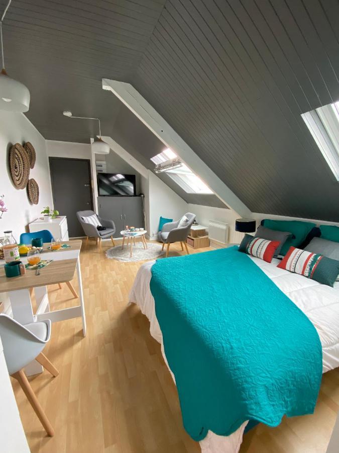 Апартаменти Agreable Cocon Sous Les Toits - Parking - Wifi Пленеф-Валь-Андре Екстер'єр фото