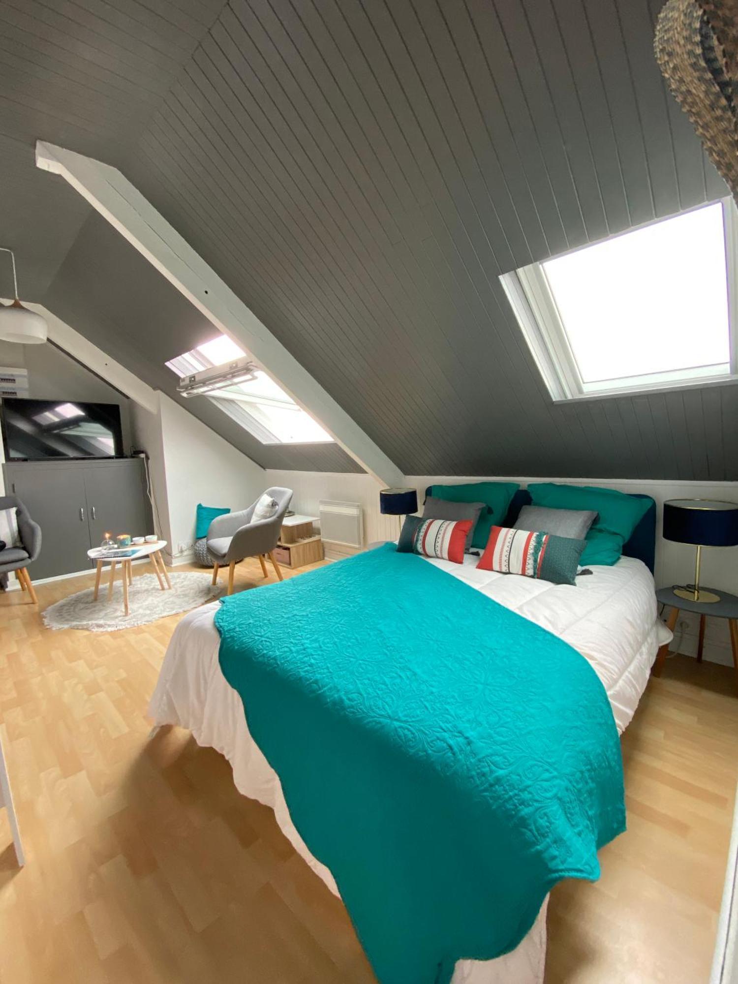 Апартаменти Agreable Cocon Sous Les Toits - Parking - Wifi Пленеф-Валь-Андре Екстер'єр фото
